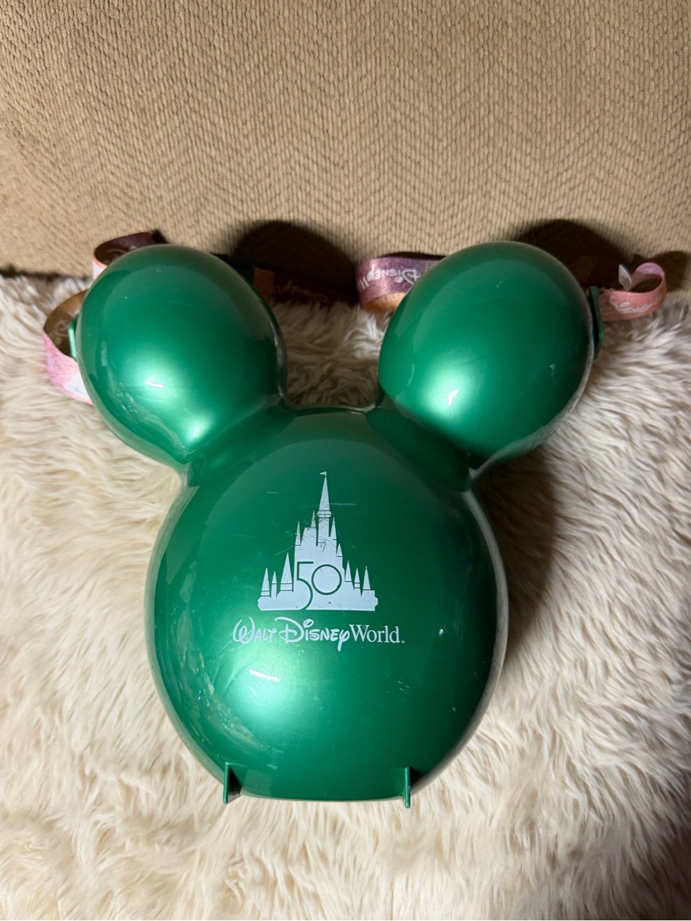 Disney Green 50th Anniversary Mickey Popcorn Bucket